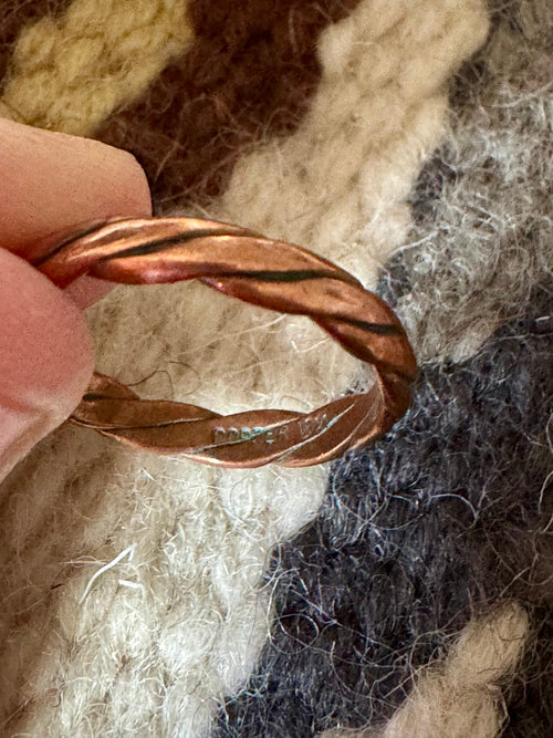 Vintage Handmade Copper Ring