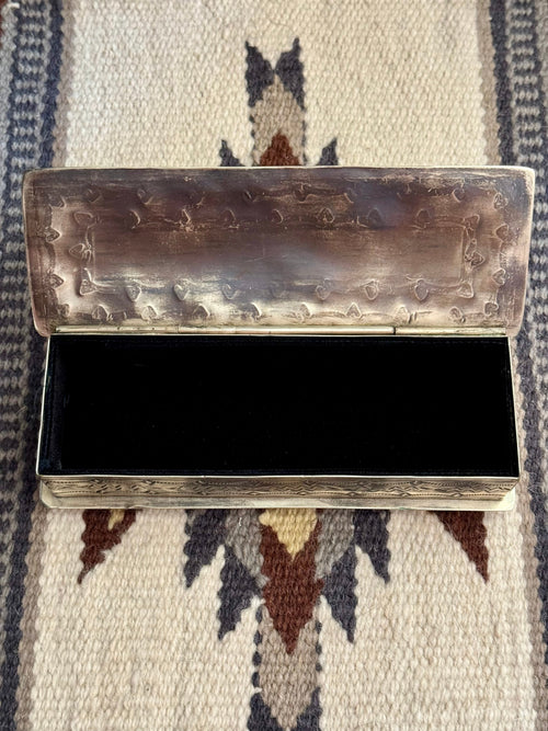 Handmade German Silver Trinket Box