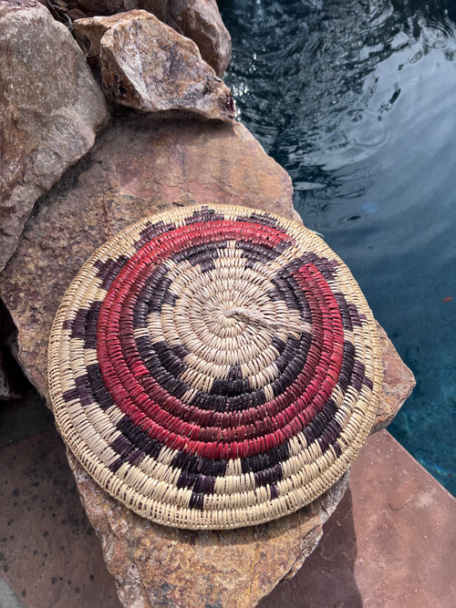 Old Pawn Handcrafted Woven Basket  #15