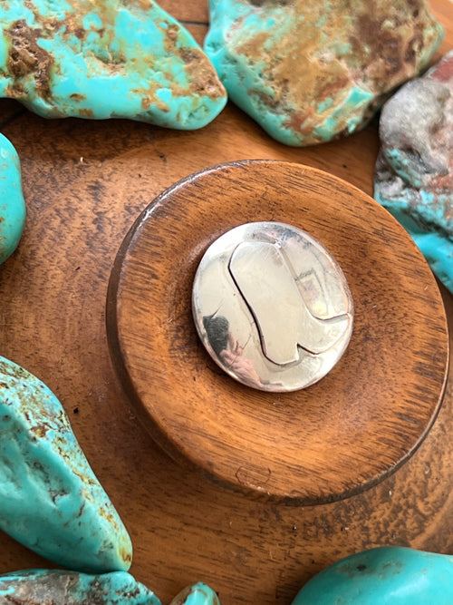 Sterling Silver Cowboy Boot Concho Slide