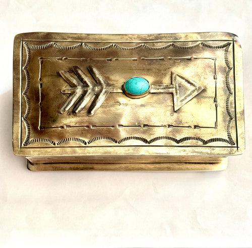 Handmade German Silver Trinket Box