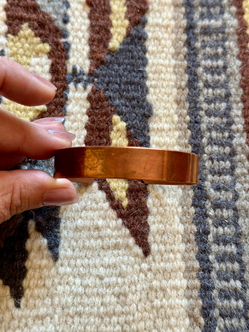 Vintage Handmade Copper Cuff Bracelet