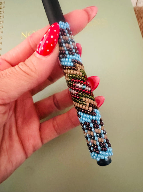 Navajo Made Muticolor Beaded Pen