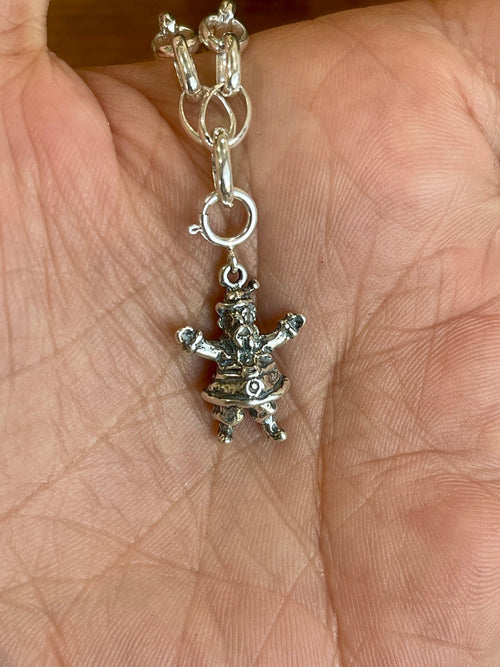 Native Handmade Sterling Silver CHRISTMAS MINI SANTA Charm