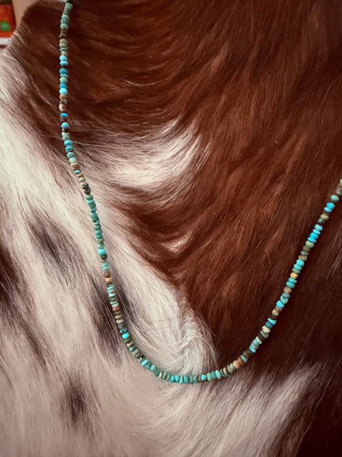 Handcrafted Turquoise Beaded Necklace