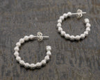 Beaded Hoop Earrings