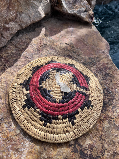Old Pawn Handcrafted Woven Basket #9