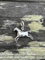 Sterling Silver Galloping Pony Charm