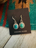 Navajo Turquoise & Sterling Silver Dangle Earrings