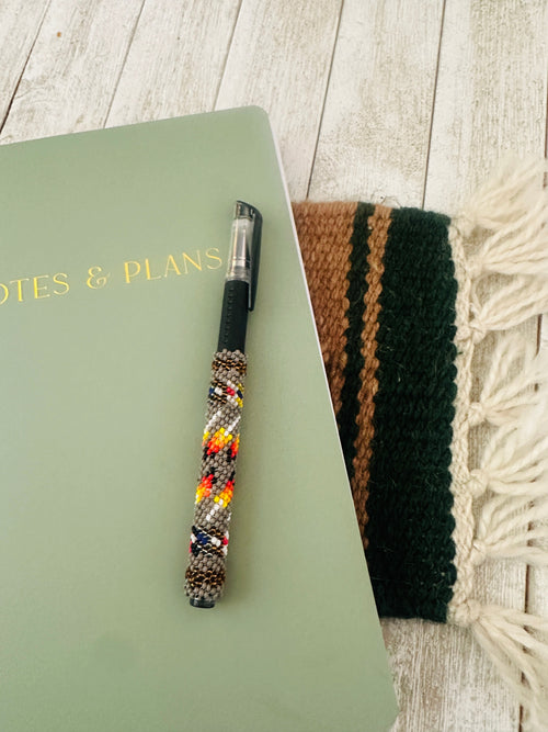 Navajo Made Muticolor Beaded Pen