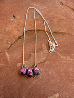 Handmade Pink Dream & Sterling Silver Necklace