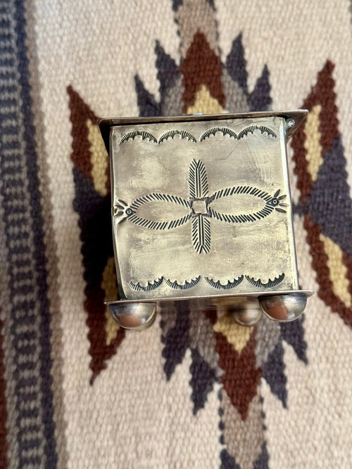 Handmade German Silver Trinket Box