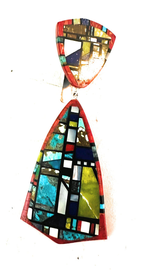 Santo Domingo Multi Stone Inlay Pendant