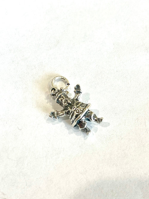 Native Handmade Sterling Silver CHRISTMAS MINI SANTA Charm