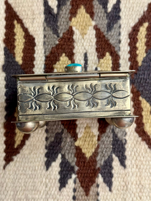 Handmade German Silver Trinket Box