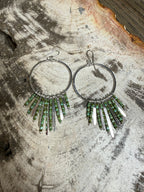“The Golden Collection” Gypsy Dreams Handmade Turquoise Beaded Earrings