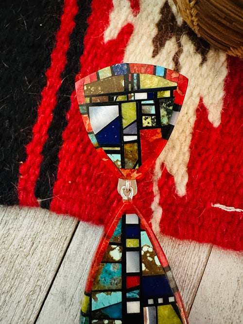 Santo Domingo Multi Stone Inlay Pendant