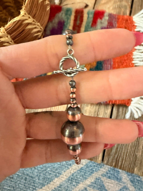 Handcrafted Copper Beaded Bracelet