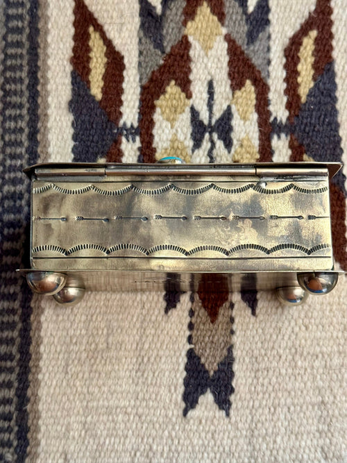 Handmade German Silver Trinket Box