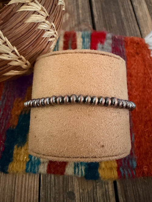 Handcrafted Copper Beaded Stretch Bracelet
