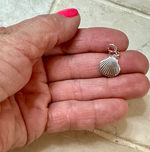 Sterling Silver Shell Charm