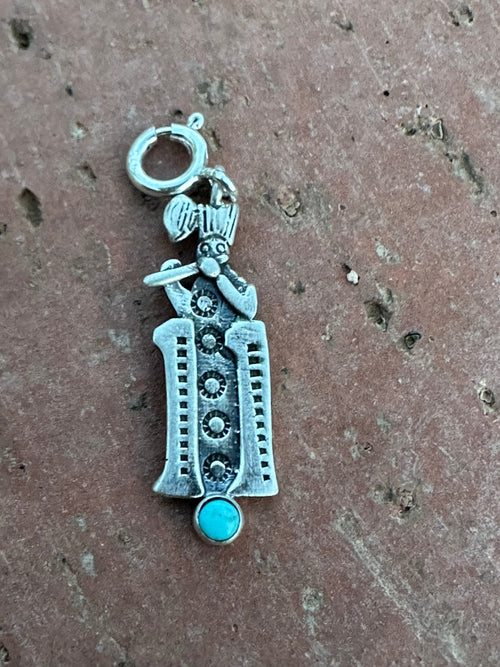 Handmade Sterling Silver and Turquoise 12 DAYS OF CHRISTMAS Charms