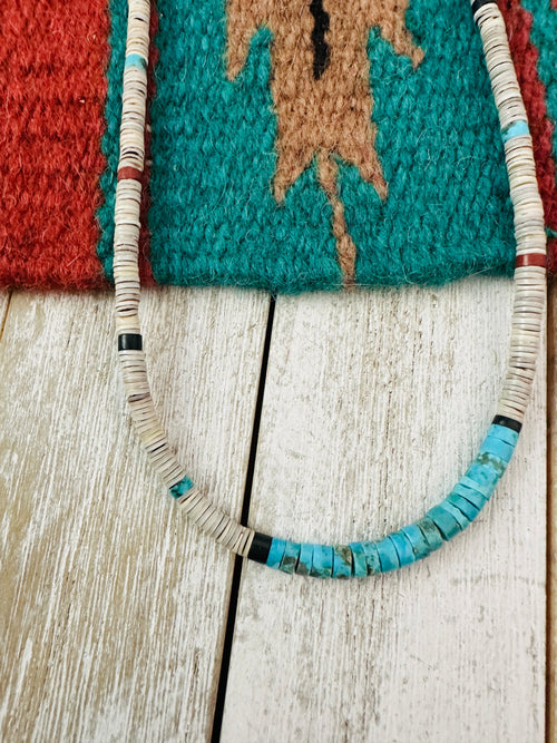 Santo Domingo Multi Stone Beaded Necklace