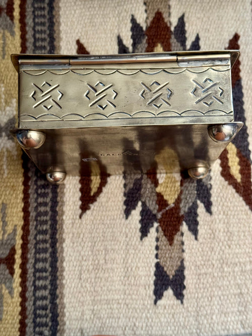 Handmade German Silver Trinket Box