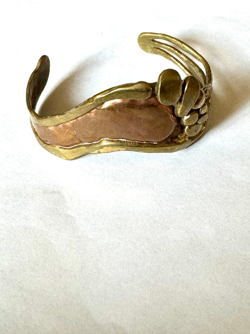 Vintage Handmade Copper Cuff Bracelet