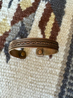 Vintage Handmade Copper Cuff Bracelet