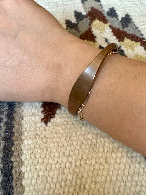 Vintage Handmade Copper Cuff Bracelet