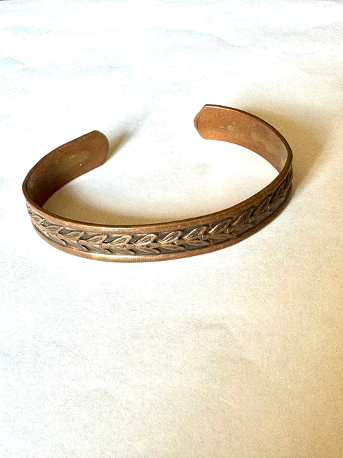 Vintage Handmade Copper Cuff Bracelet