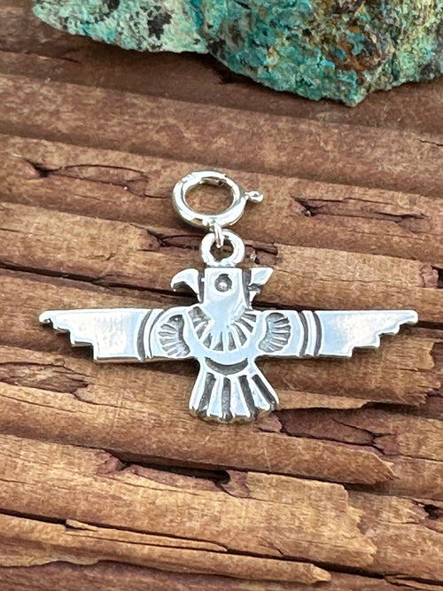 Navajo Crafted Sterling Silver Kachina  Charm