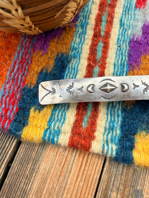 Old Pawn Handcrafted Sterling Silver Hair Barrette