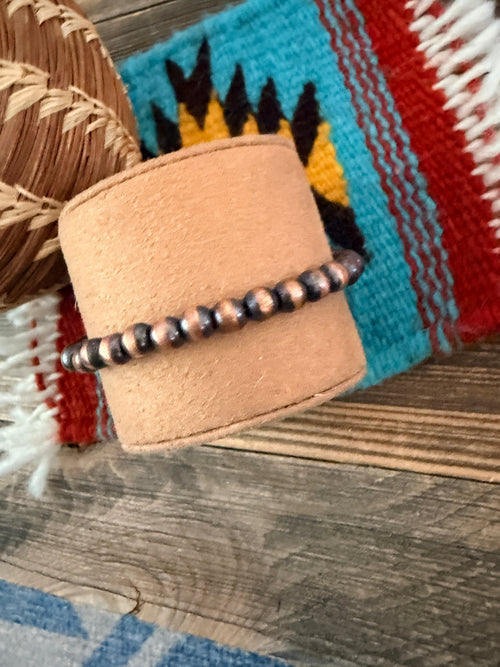 Handcrafted Copper Beaded Bracelet
