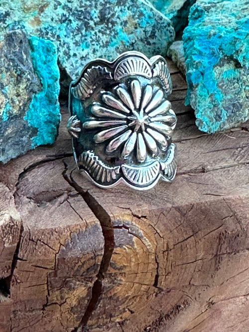 El Moro Handmade Sterling Silver Adjustable Ring