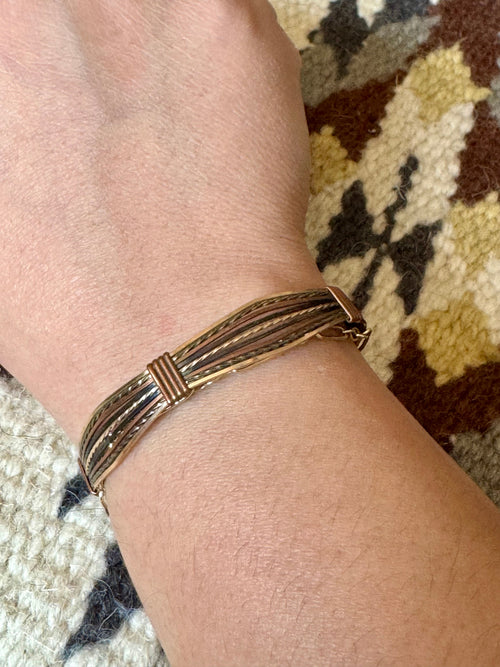 Vintage Handmade Copper Bracelet