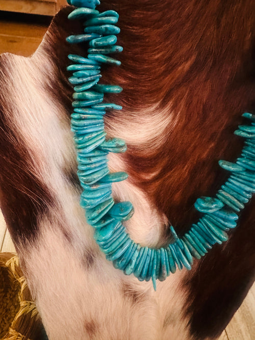 Old Pawn Handcrafted Turquoise Beaded Necklace