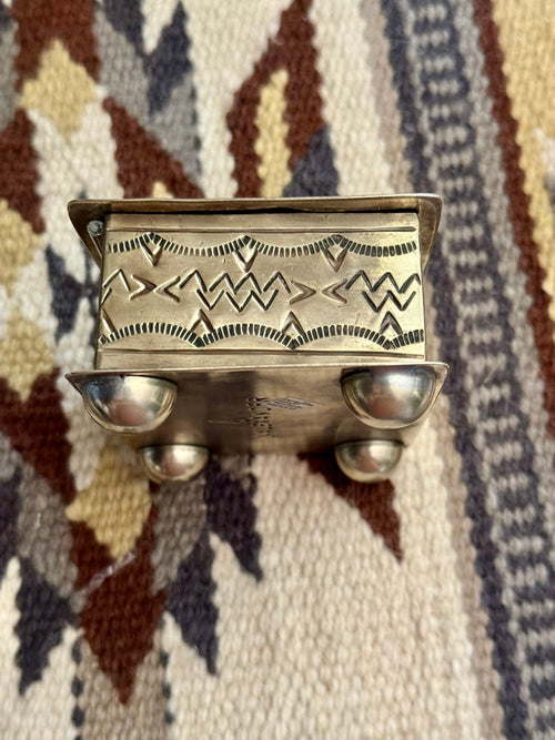 Handmade German Silver Trinket Box