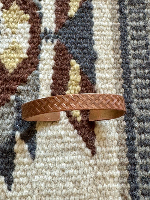 Vintage Handmade Copper Cuff Bracelet