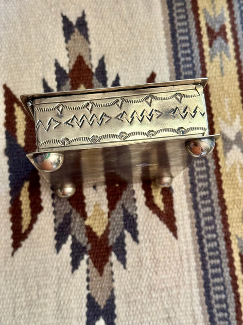 Handmade German Silver Trinket Box