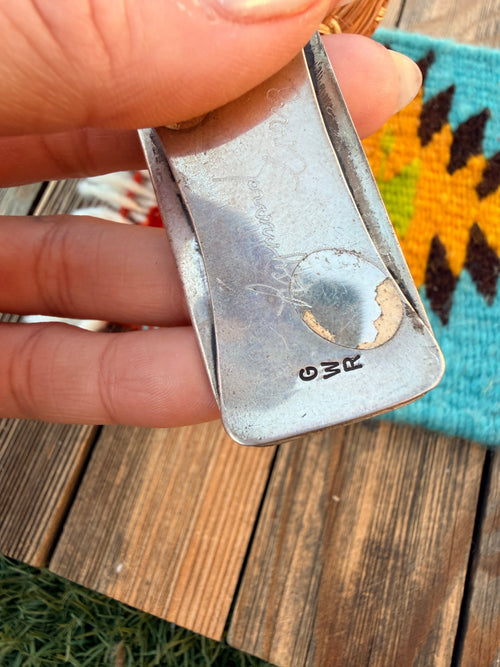 Handcrafted Old Pawn Sterling Silver Money Clip
