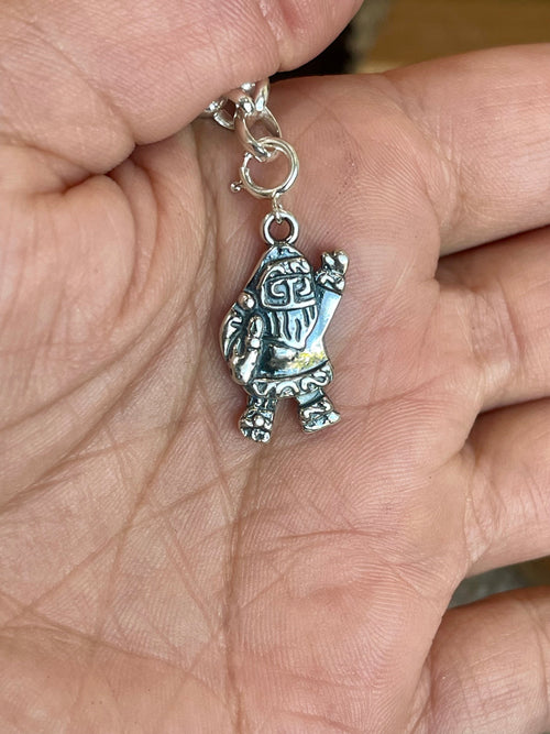 Native Handmade Sterling Silver CHRISTMAS SANTA Charm