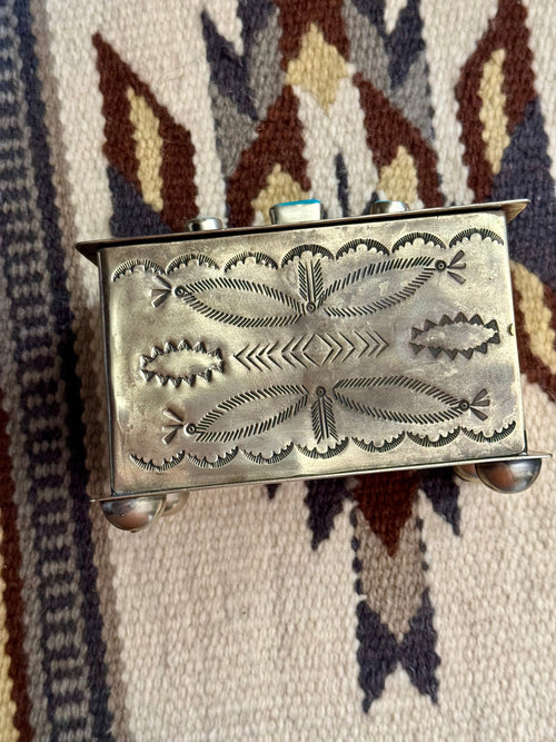 Handmade German Silver Trinket Box