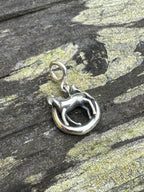 Sterling Silver Horseshoe Charm