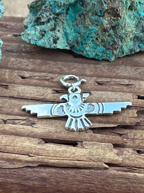 Navajo Crafted Sterling Silver Kachina  Charm