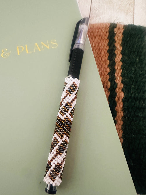 Navajo Made Muticolor Beaded Pen