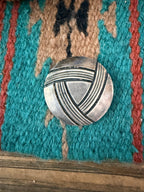 Old Pawn Handcrafted Sterling Silver Brooch