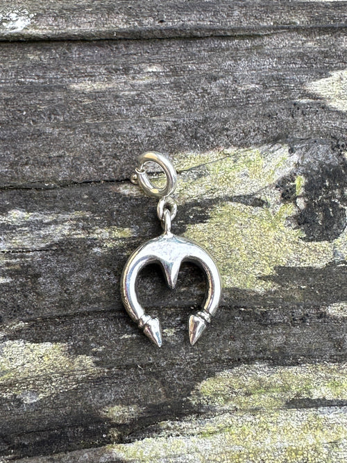 Sterling Silver Naja Charm