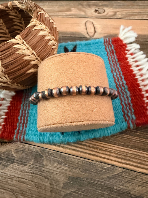 Handcrafted Copper Beaded Bracelet